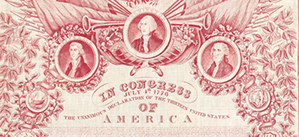 John Tumbull’s, “Declaration of Independence”: 1862