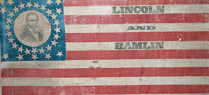 Abraham Lincoln & Hannibal Hamlin Presidential Campaign: 1860
